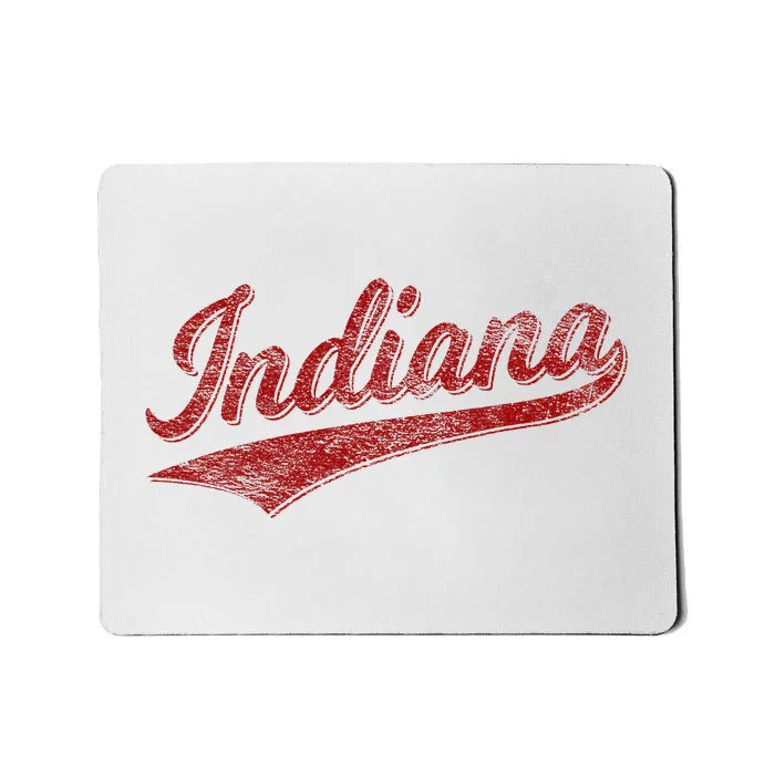 Indiana Varsity Script Classics Sports Mousepad