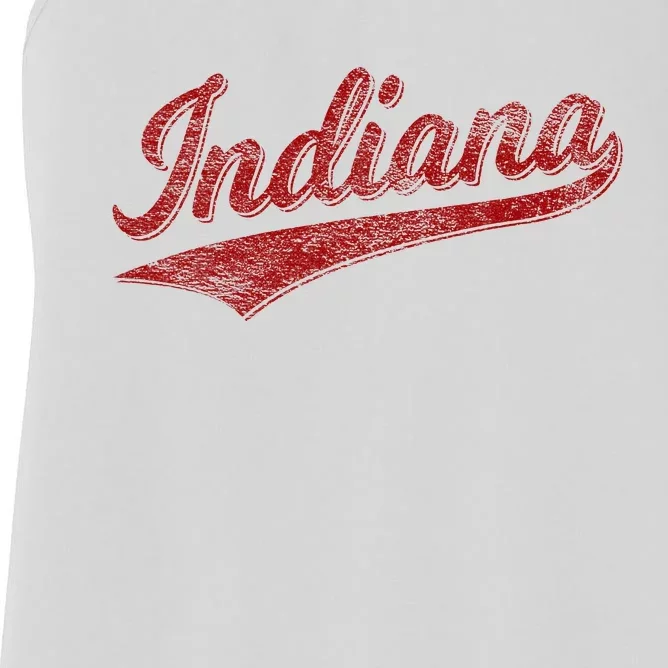 Indiana Varsity Script Classics Sports Women's Racerback Tank