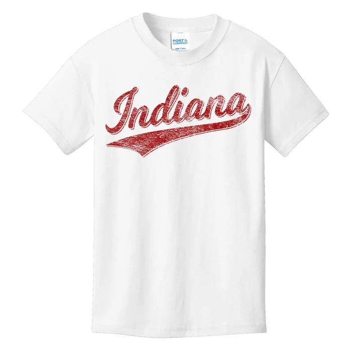 Indiana Varsity Script Classics Sports Kids T-Shirt