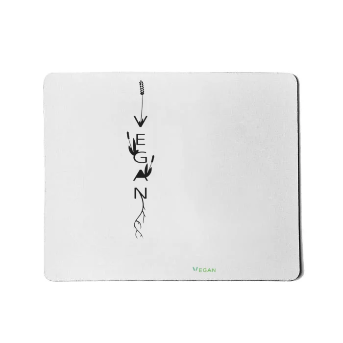 Im Vegan Shirts Vegan Roots Leafs Plant Based Mousepad