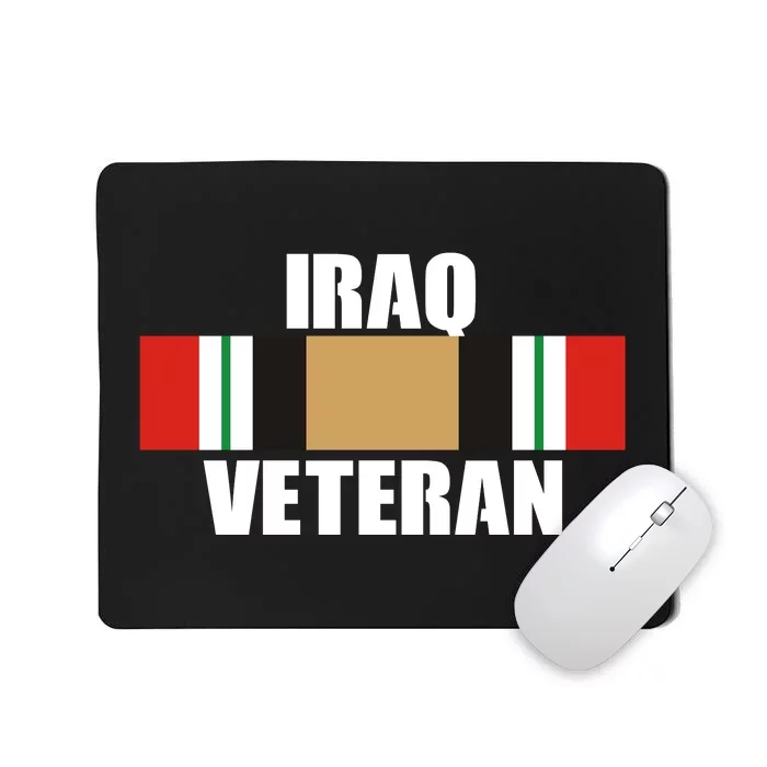 Iraq Veteran Stripe Badge Mousepad