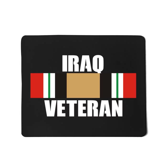 Iraq Veteran Stripe Badge Mousepad