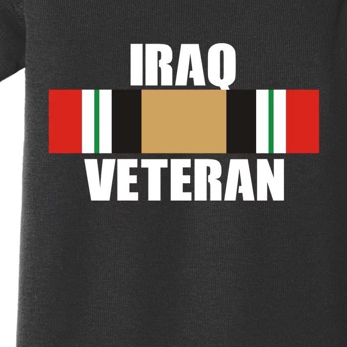 Iraq Veteran Stripe Badge Baby Bodysuit