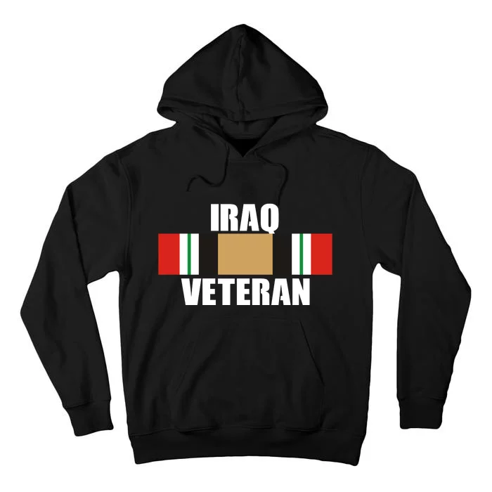 Iraq Veteran Stripe Badge Tall Hoodie