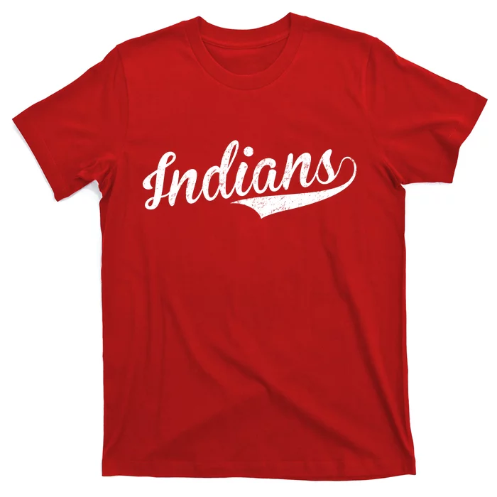 Indians Vintage Team Logo T-Shirt