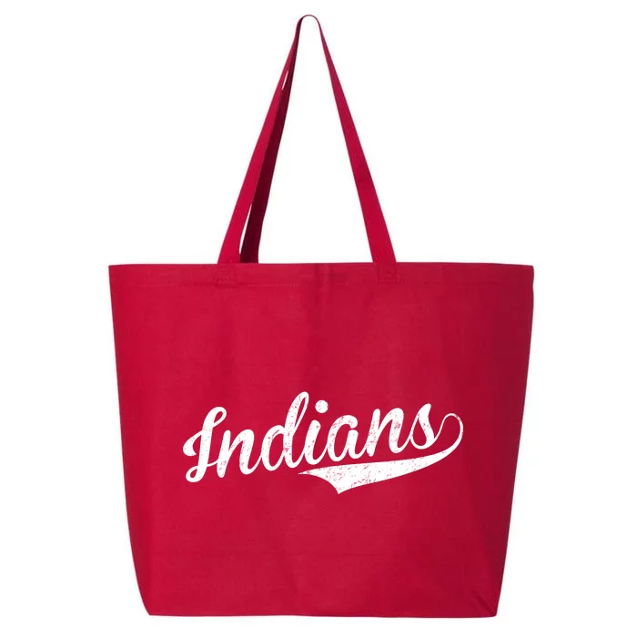 Indians Vintage Team Logo 25L Jumbo Tote