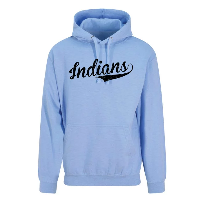 Indians Vintage Team Logo Unisex Surf Hoodie