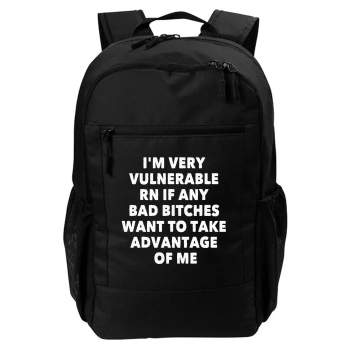 IM Very Vulnerable Rn If Any Bad Bitches Want To Take Daily Commute Backpack