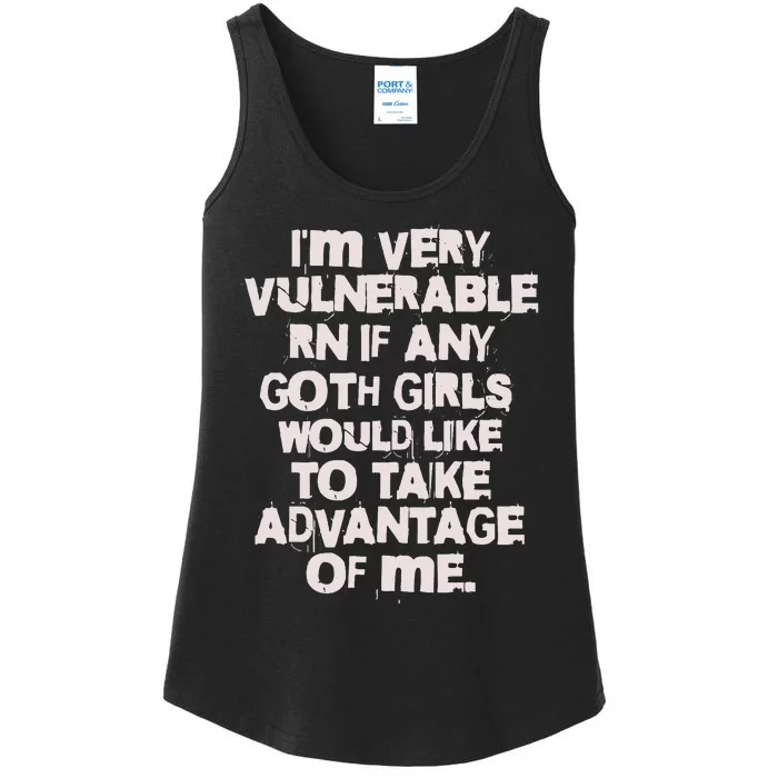 I'm Very Vulnerable Rn Ladies Essential Tank