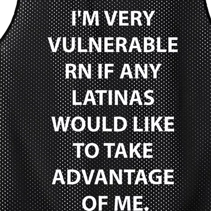 IM Very Vulnerable Rn Latinas Soy Mujer Mesh Reversible Basketball Jersey Tank