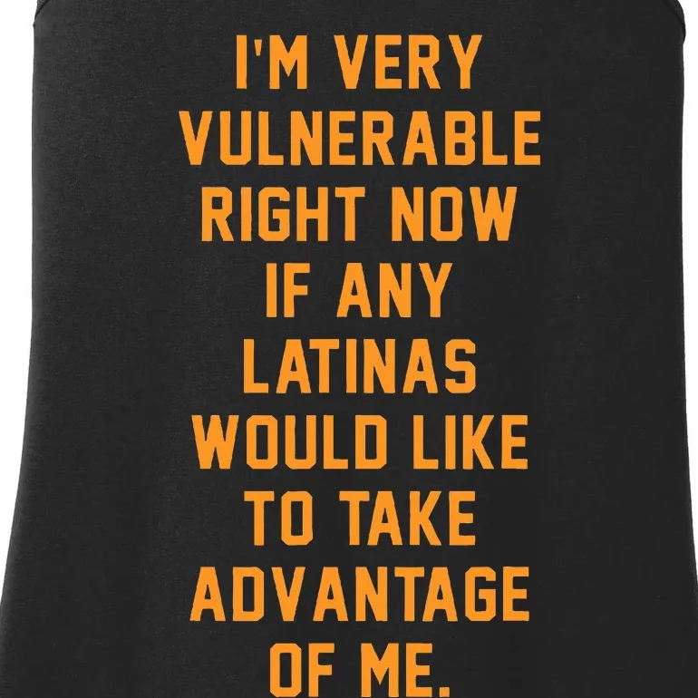 I'm Very Vulnerable Right Now If Any Latinas Would Like Ladies Essential Tank