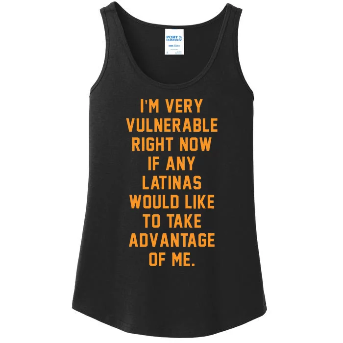 I'm Very Vulnerable Right Now If Any Latinas Would Like Ladies Essential Tank