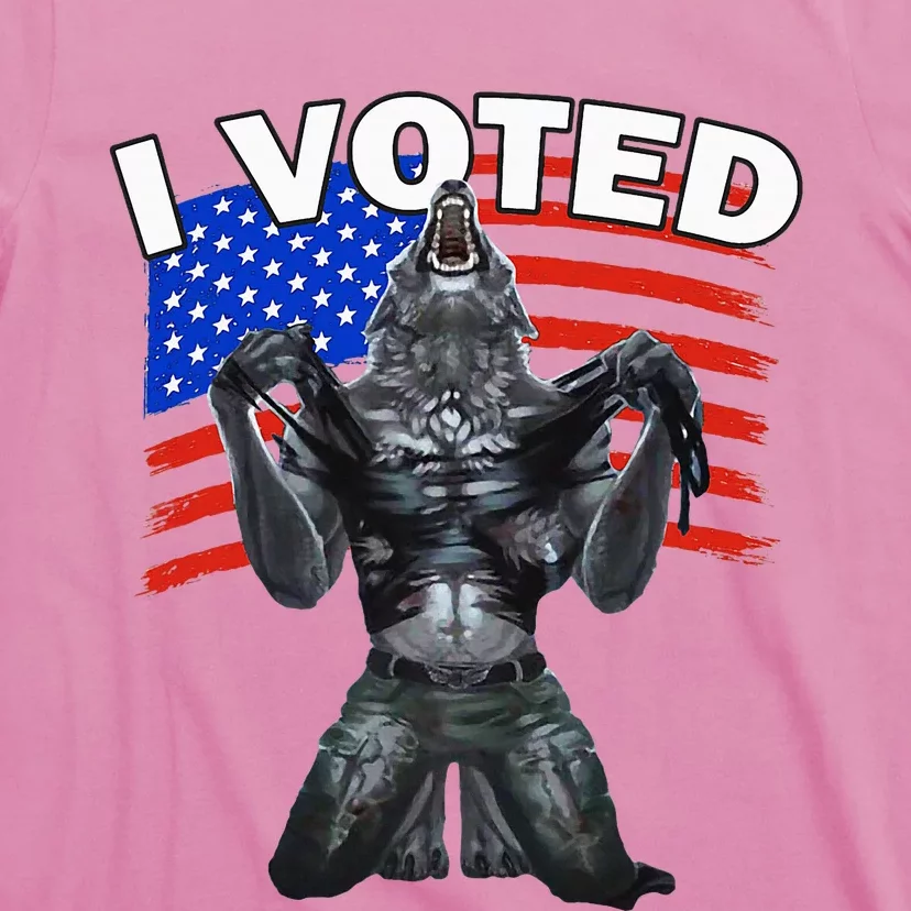 I Voted Werewolf T-Shirt