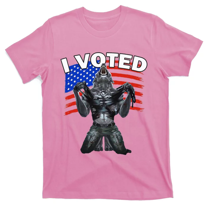 I Voted Werewolf T-Shirt