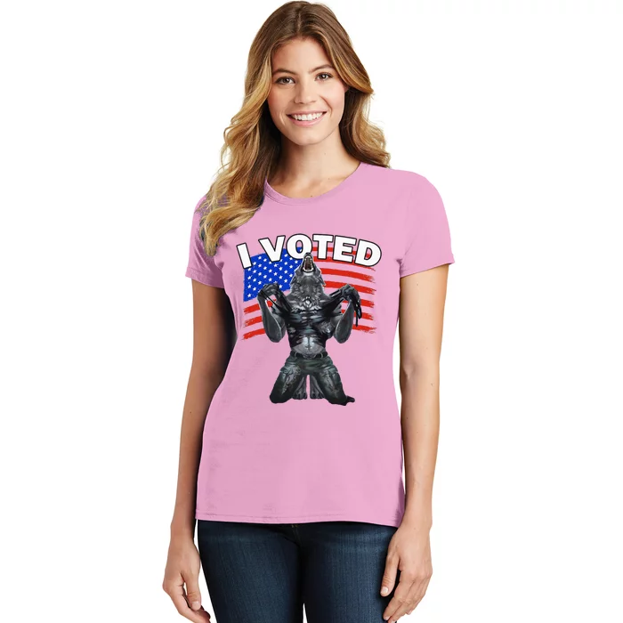 I Voted Werewolf Women's T-Shirt