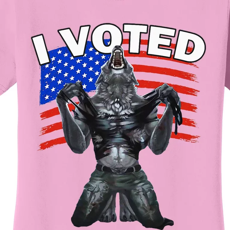 I Voted Werewolf Women's T-Shirt