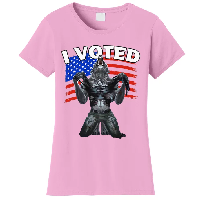 I Voted Werewolf Women's T-Shirt