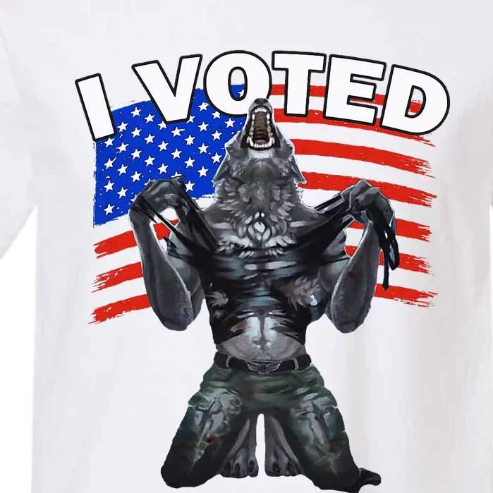 I Voted Werewolf Garment-Dyed Heavyweight T-Shirt