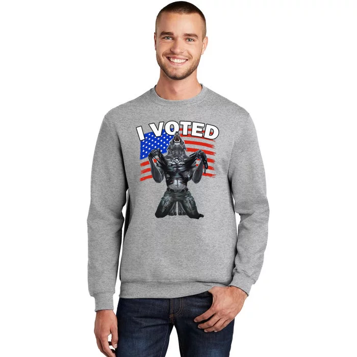 I Voted Werewolf Sweatshirt