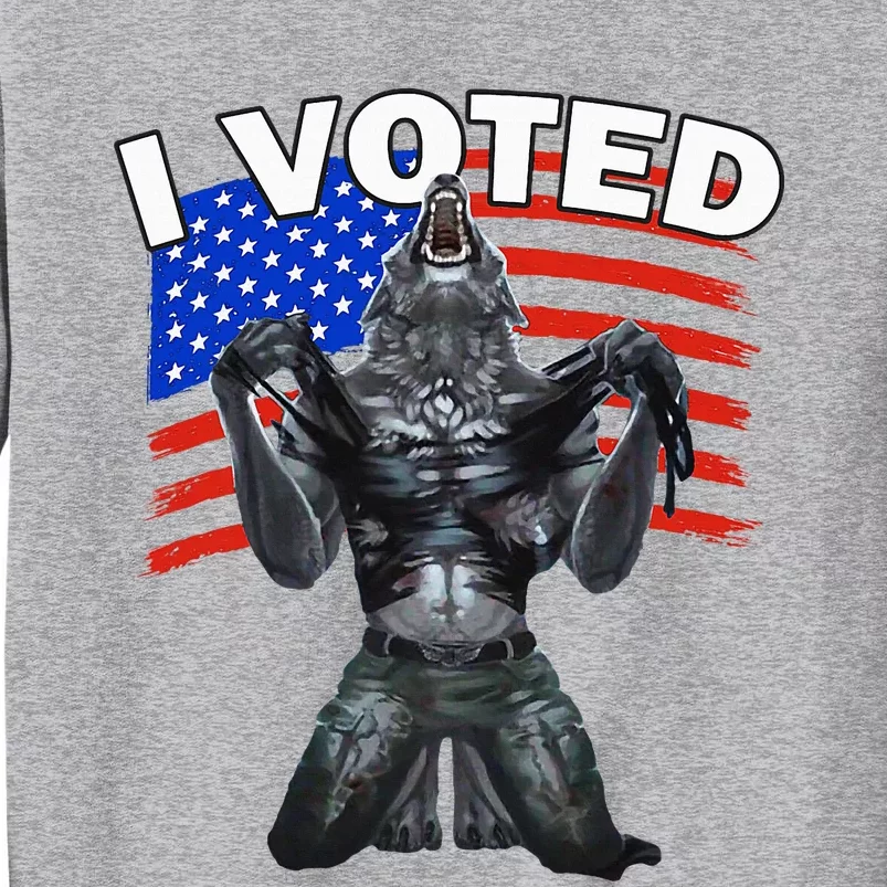 I Voted Werewolf Sweatshirt