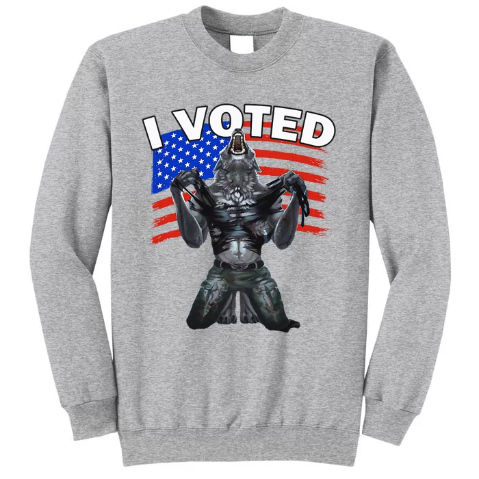 I Voted Werewolf Sweatshirt