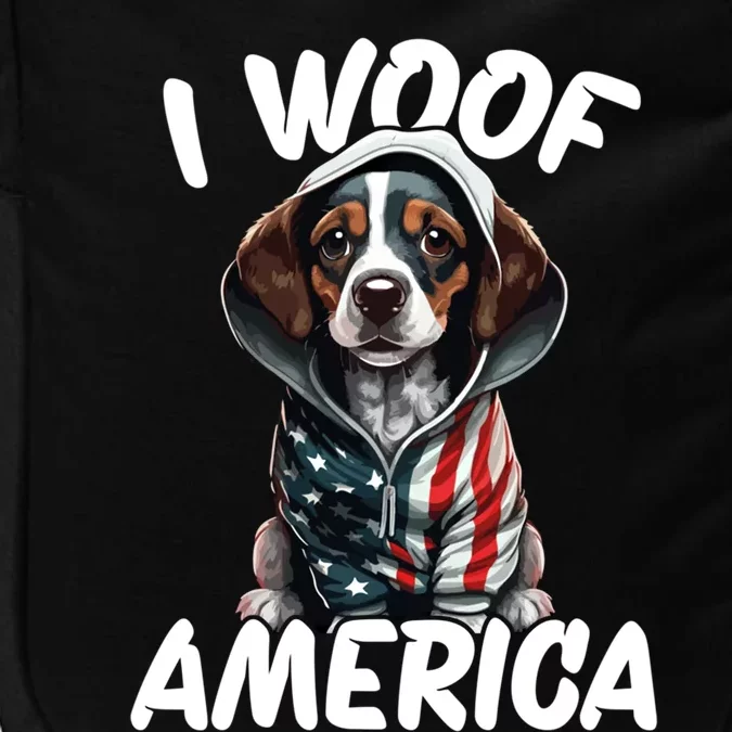 I Woof America Cute Gift Impact Tech Backpack