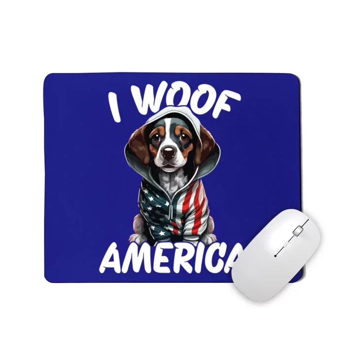 I Woof America Cute Gift Mousepad