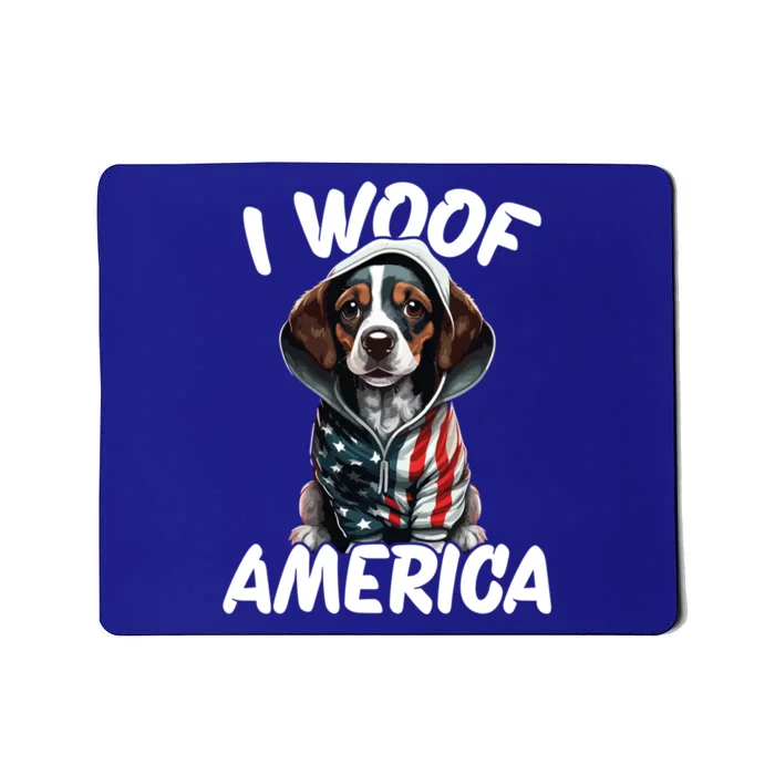 I Woof America Cute Gift Mousepad