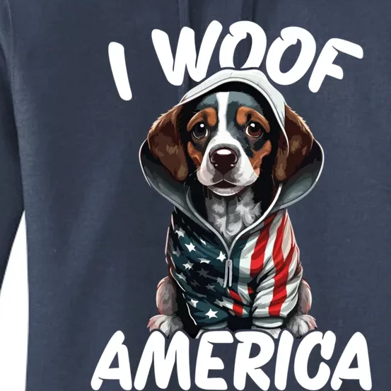 I Woof America Cute Gift Women's Pullover Hoodie