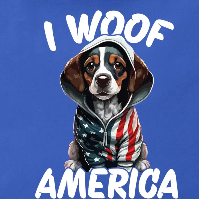 I Woof America Gift Zip Tote Bag