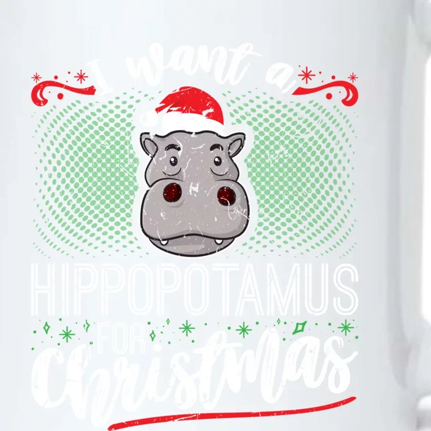 I Want A Hippopotamus For Christmas Gift Black Color Changing Mug