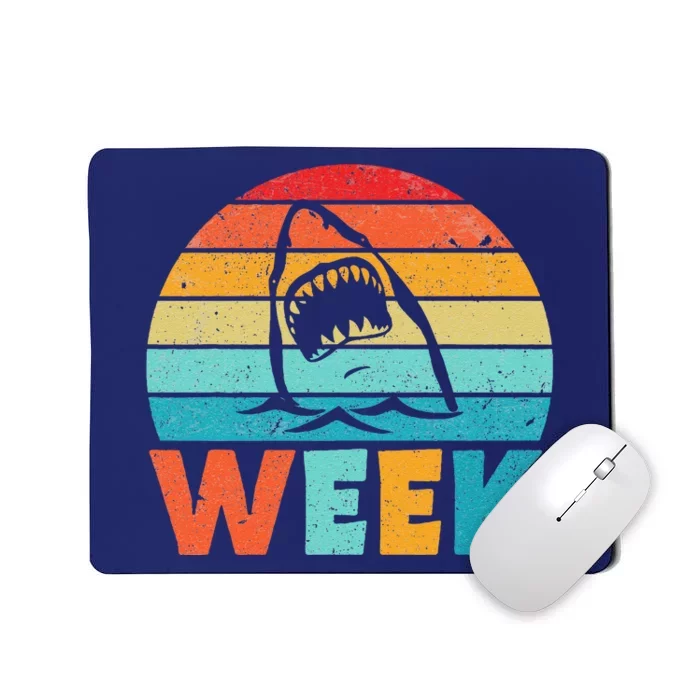 I Waited All Year For This Week Funny Shark Ocean Wildlife Mousepad