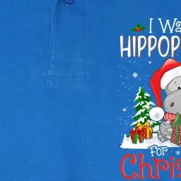 I Want A Hippopotamus For Christmas Xmas Hippo For Gift Softstyle Adult Sport Polo