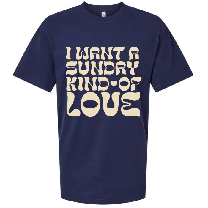 I Want A Sunday Kind Of Love Sueded Cloud Jersey T-Shirt