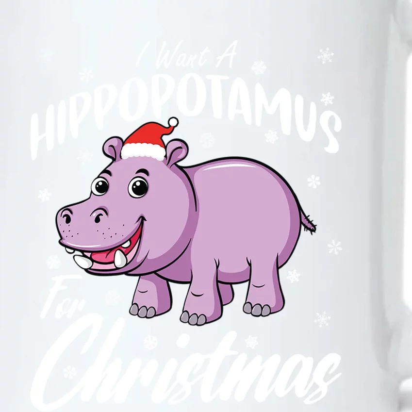 I Want A Hippopotamus For Christmas Gift Xmas Hippo Cool Gift Black Color Changing Mug