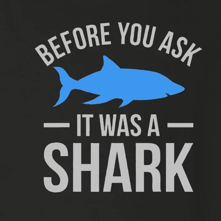 It Was A Shark Funny Amputee Prosthetic Surgery Graphic Toddler Long Sleeve Shirt