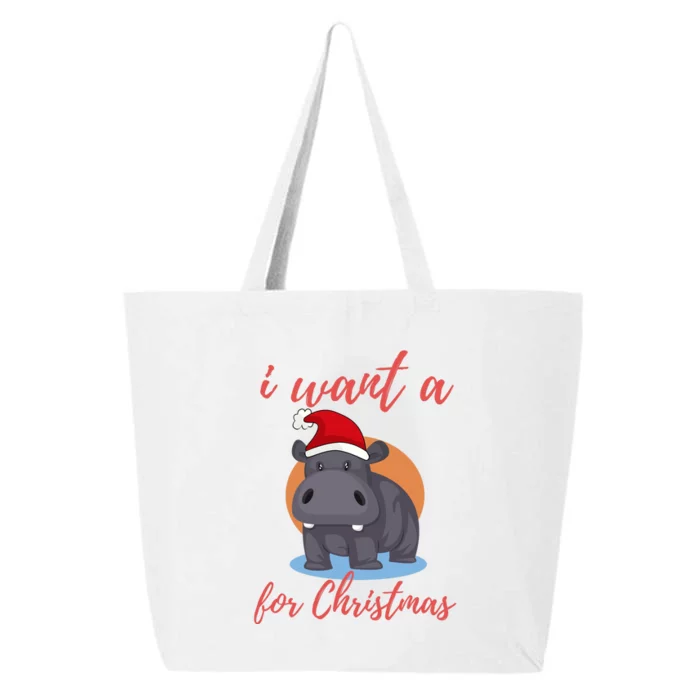 I Want A Hippopotamus For Christmas 25L Jumbo Tote