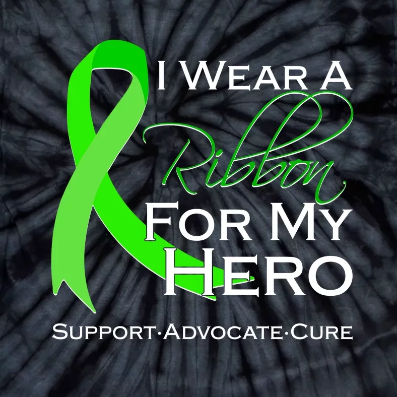 I Wear A Green For My Hero Bone Marrow Awareness Tie-Dye T-Shirt