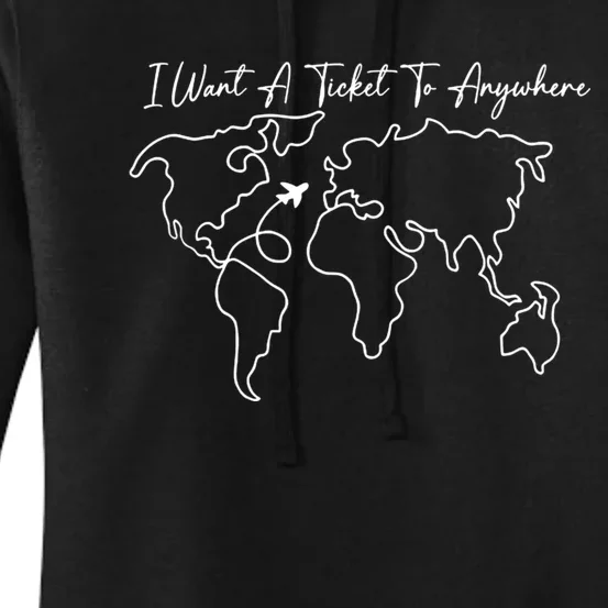 I Want A Ticket To Anywhere Women's Pullover Hoodie