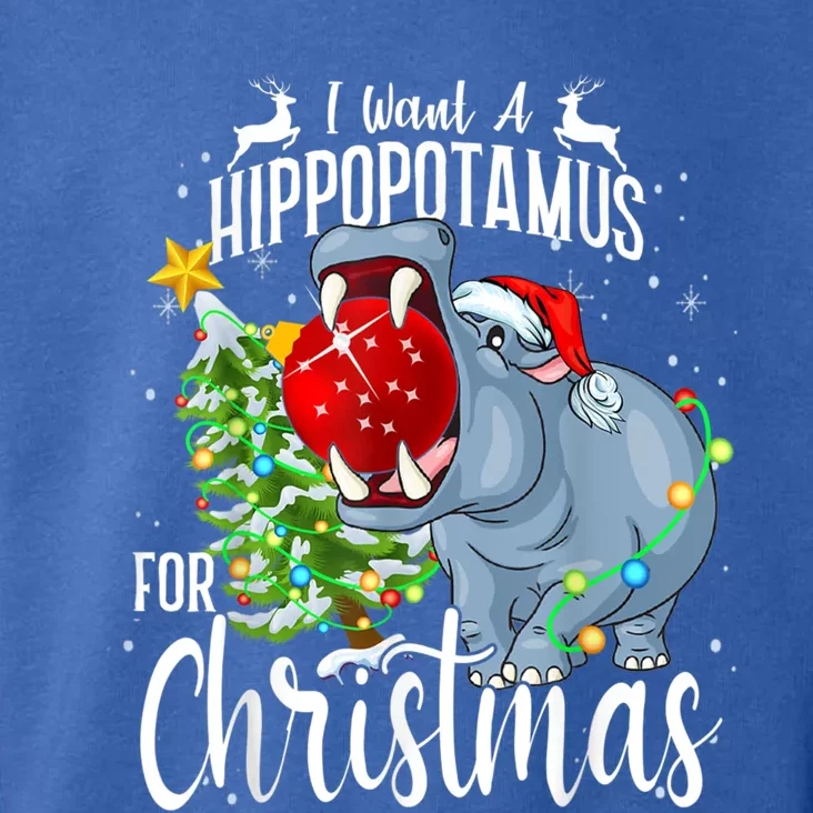 I Want A Hippopotamus For Christmas Xmas Hippo Cute Gift Toddler Hoodie