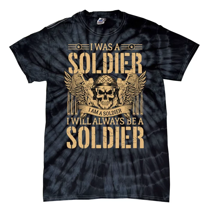 I Was A Solder Veteran T Tie-Dye T-Shirt