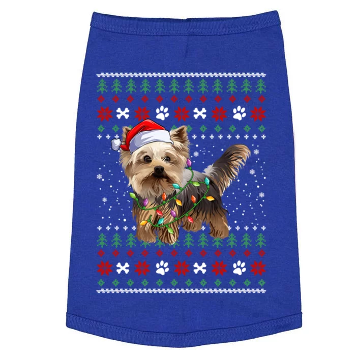 I Want A Yorkie For Christmas Ugly Sweater Dog Xmasoutfit Cute Gift Doggie Tank