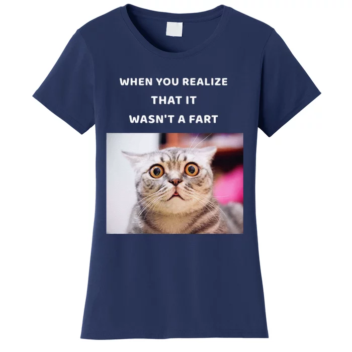 It Wasnt A Fart Funny Cat Gifts Toys Women's T-Shirt