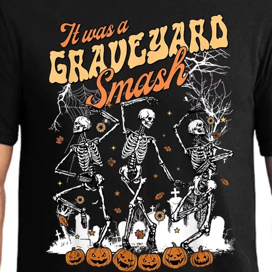 It Was A Graveyard Smash Skeleton Spooky Season Halloween Pajama Set