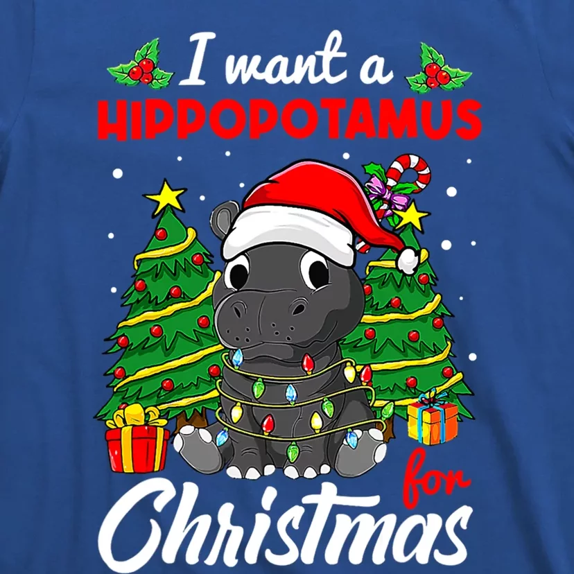 I Want A Hippopotamus For Christmas Xmas Boys Gift T-Shirt