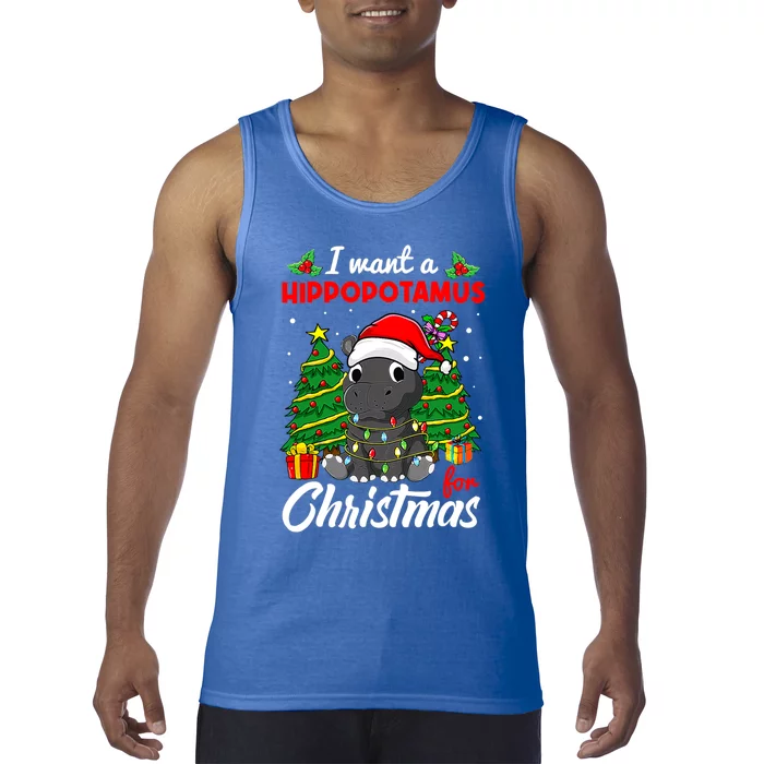 I Want A Hippopotamus For Christmas Xmas Boys Gift Tank Top