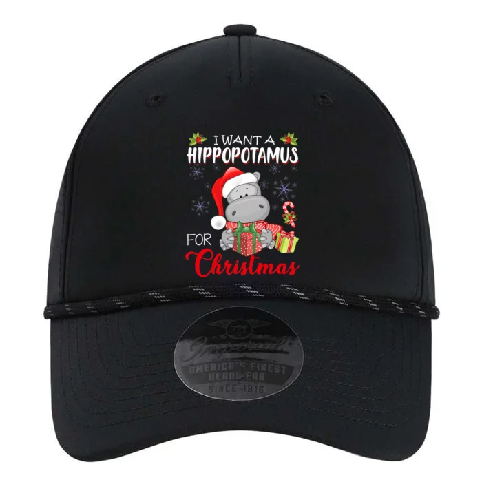 I Want A Hippopotamus For Christmas Xmas Hippo Meaningful Gift Performance The Dyno Cap