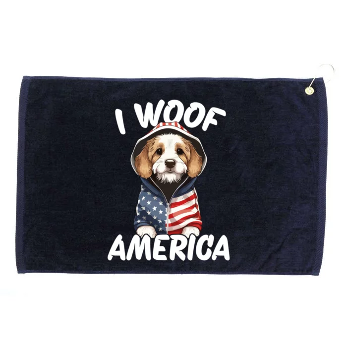 I Woof America Gift Grommeted Golf Towel