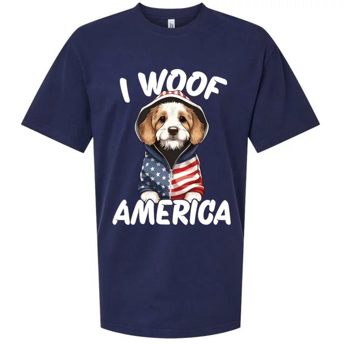 I Woof America Gift Sueded Cloud Jersey T-Shirt