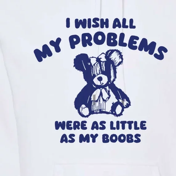 I Wish All My Problems Were Little Premium Hoodie